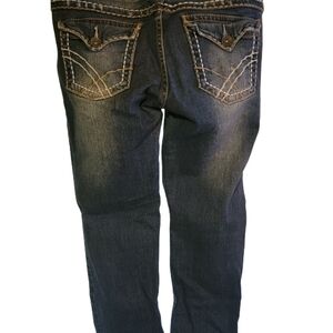 Red Rivet Women's Dark Blue 3/4 Jeans